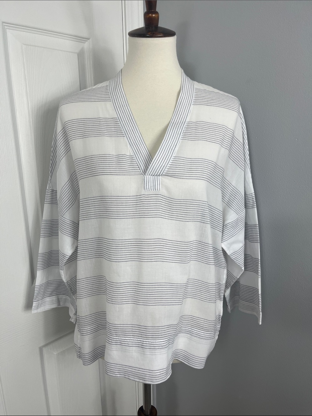 GAP 100% Cotton Black & White Tunic Top